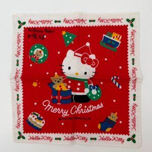 Vintage 90s Hello Kitty My Melody Sugar Bunnies Handkerchief Cotton Japan